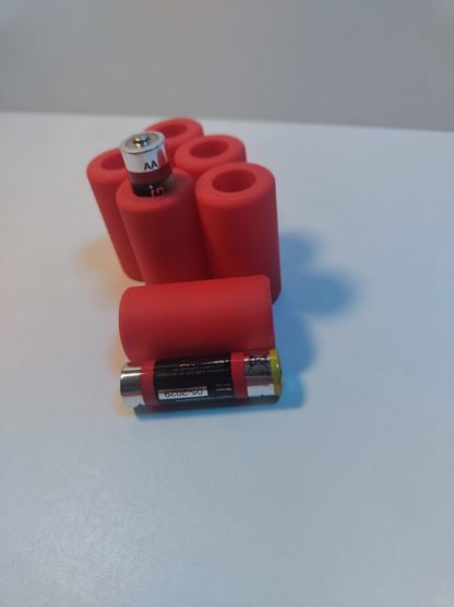 Batterie-Adapter AA zu C – 6er Set - Batteriehalter für AA-Batterien als C-Zellen-Ersatz, passgenau & wiederverwendbar – Bild 3