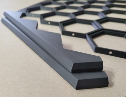 Rahmen für magnetische Hexagon-Kacheln – passend für Basisspiel + Erweiterung | Zubehör für Spielfeldorganisation (ohne Hexagons)