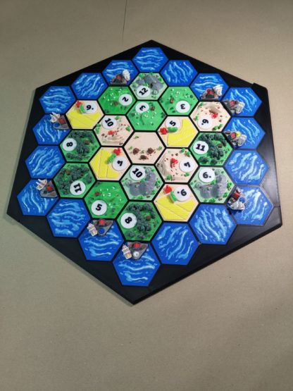 Rahmen für magnetische Hexagon-Kacheln – passend für Basisspiel + Erweiterung | Zubehör für Spielfeldorganisation (ohne Hexagons) – Bild 5