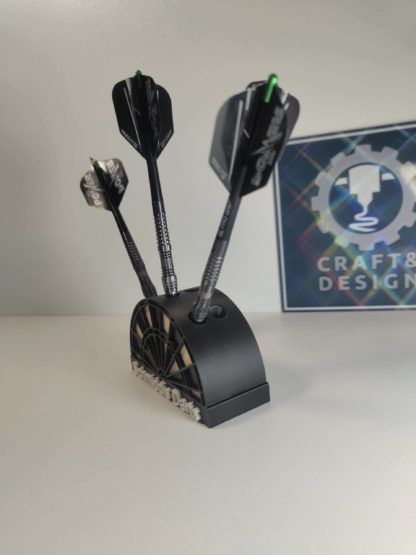 Dartpfeil Halter im Dartboard-Design – 3D-gedruckt & personalisierbar | Stylische Aufbewahrung für deine Darts – Bild 3