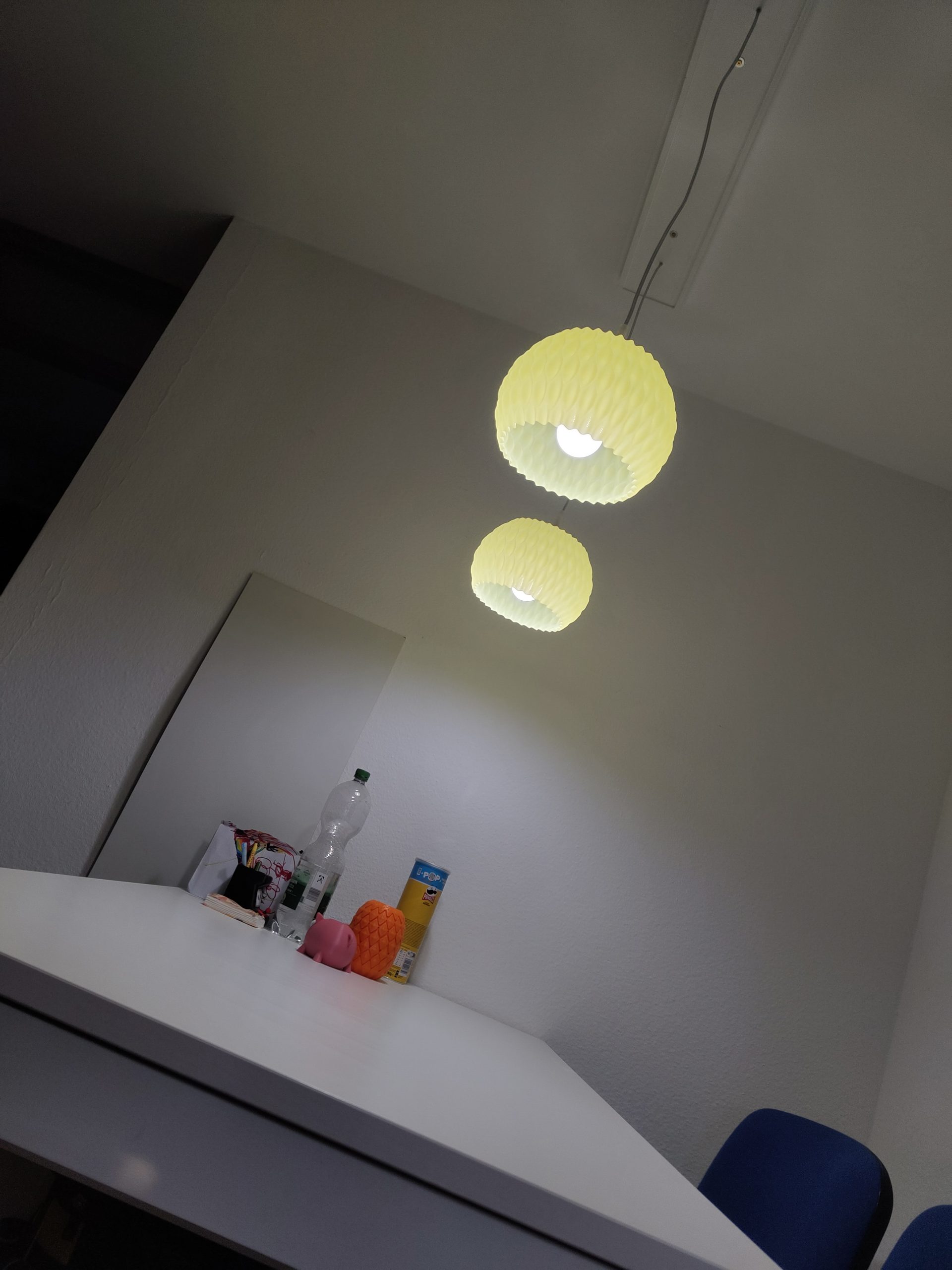 Lampenschirm 3D-gedruckt aus PLA – modernes Wave-Design | Nachhaltig & stilvoll, handgefertigt in Deutschland – Bild 5