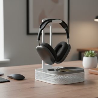 Kopfh&ouml;rerst&auml;nder mit Ablage &ndash; Minimalistisches 3-in-1 Design mit Tray f&uuml;r Schl&uuml;ssel & Zubeh&ouml;r | 3D-gedruckt