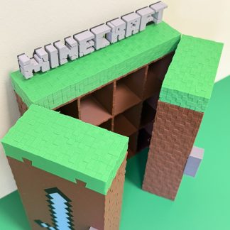 Minecraft Display Stand für Kinder Joy Funko Pop, 3D-gedrucktes Sammlerdisplay