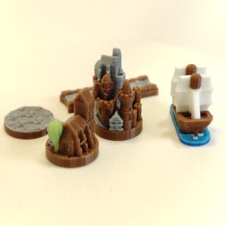 Premium Spielfiguren für Catan – Städte, Siedlungen & Straßen | 3D-gedrucktes Brettspiel-Zubehör