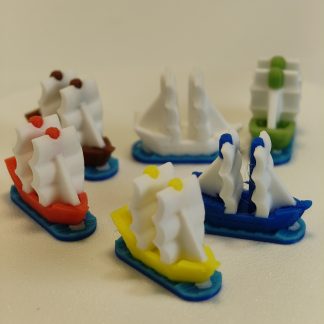 Premium Schiffe für Catan Seefahrer – 3D-gedruckte Schiff-Figuren | Brettspiel-Zubehör