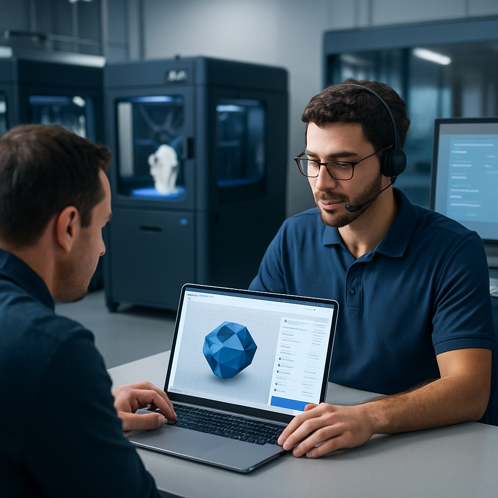 Wie läuft der Bestellprozess beim 3D-Druck-Service ab? Schritt-für-Schritt Anleitung