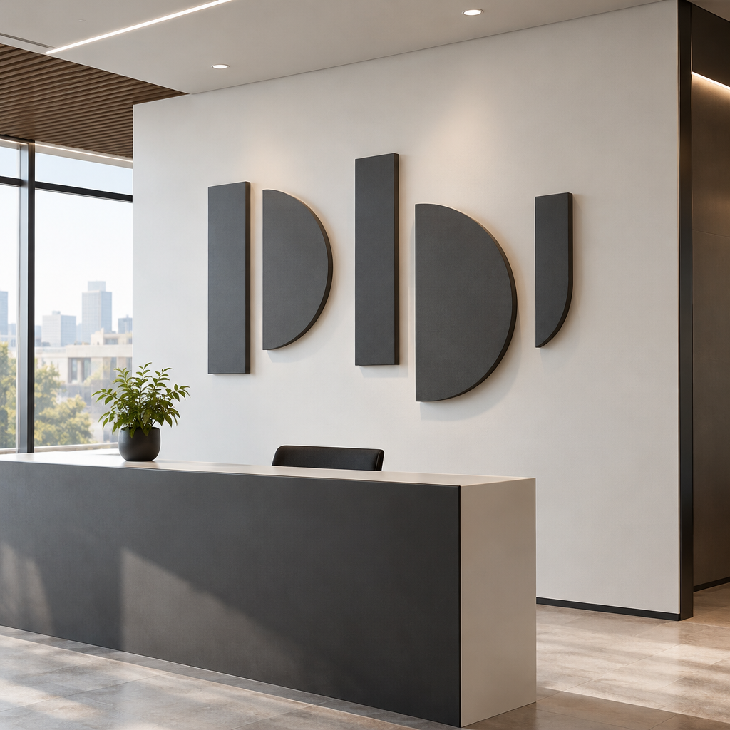 individuelle Schriftzüge fürs Büro
