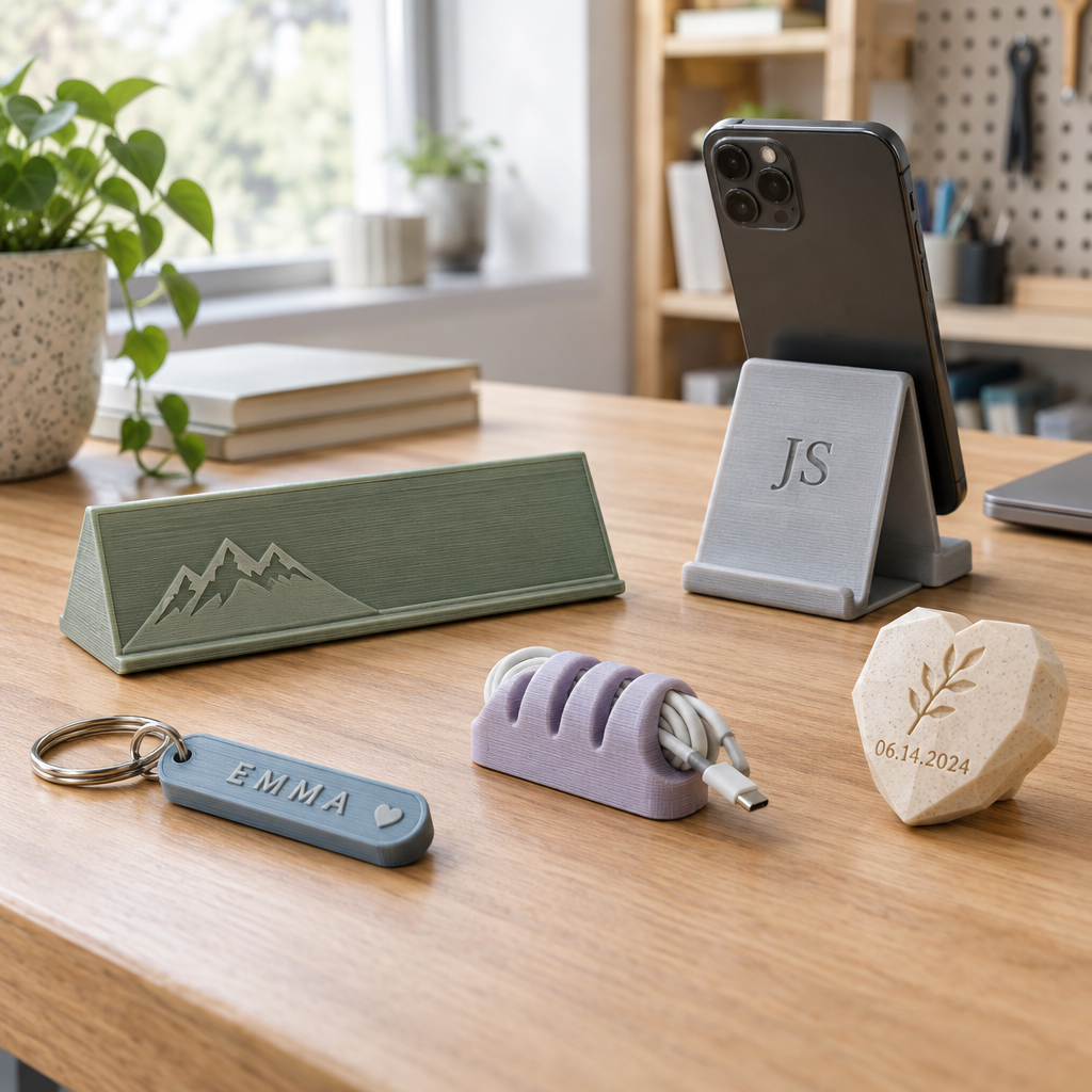 personalisierte Geschenkideen aus dem 3D-Druck